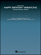 Happy Birthday Variations Orchestra sheet music cover